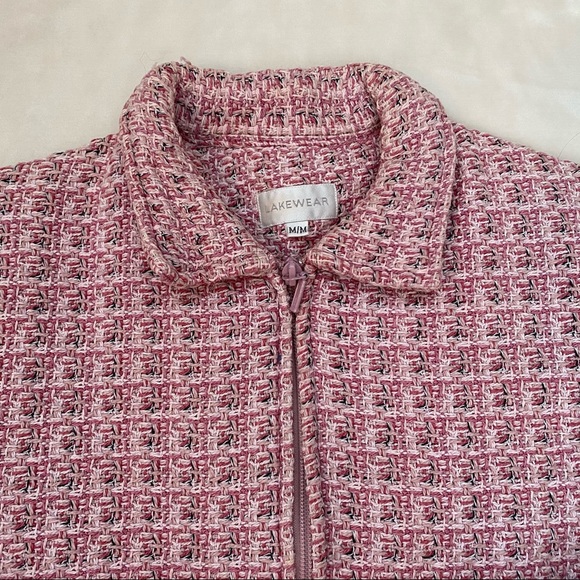 vintage pink tweed spring jacket! - Picture 3 of 4